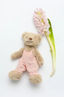 Nana Huchy Baby Honey Bear - Overalls Baby Pink Discount