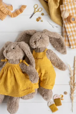 Nana Huchy Personalised Bunny - Mrs Honey Bunny Mustard