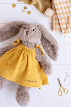 Nana Huchy Personalised Bunny - Mrs Honey Bunny Mustard