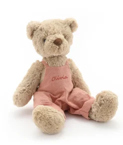Nana Huchy Personalised Honey Bear Overalls - Pink New
