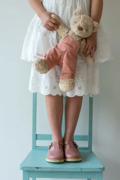 Nana Huchy Personalised Honey Bear Overalls - Pink New