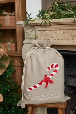 Nana Huchy Personalised Santa Sack - Candy Cane Online