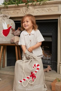 Nana Huchy Personalised Santa Sack - Candy Cane Online