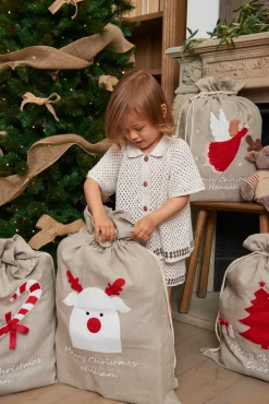 Nana Huchy Personalised Santa Sack - Reindeer