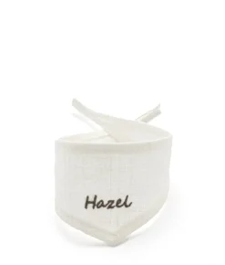 Nana Huchy Personalised Toy Bandana - White Best