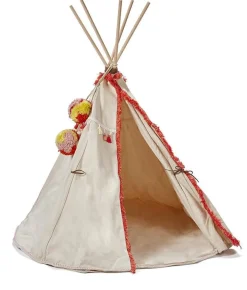 Nana Huchy Woodstock Wigwam Doll's Teepee - Coral Outlet