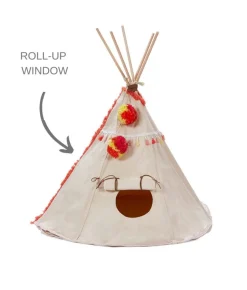 Nana Huchy Woodstock Wigwam Doll's Teepee - Coral Outlet