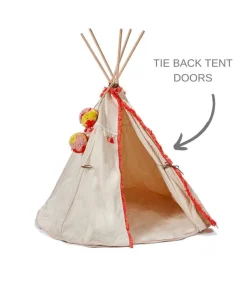 Nana Huchy Woodstock Wigwam Doll's Teepee - Coral Outlet